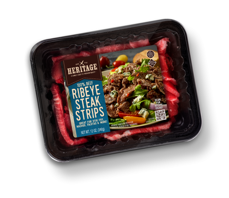 Heritage Premium Ribeye Steak Strips 100 Quality Meat