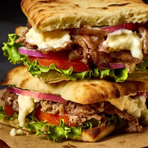 Stacked Steak Sandwich Recipe