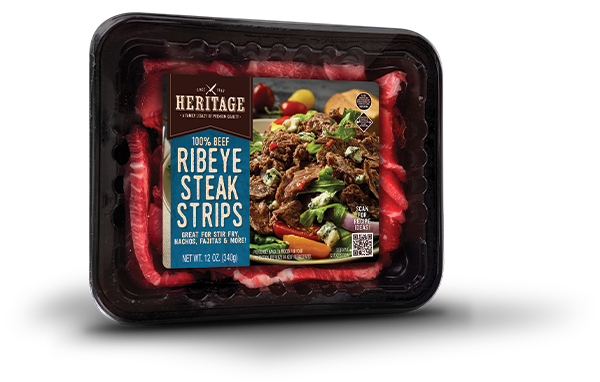 Heritage Premium Ribeye Steak Strips