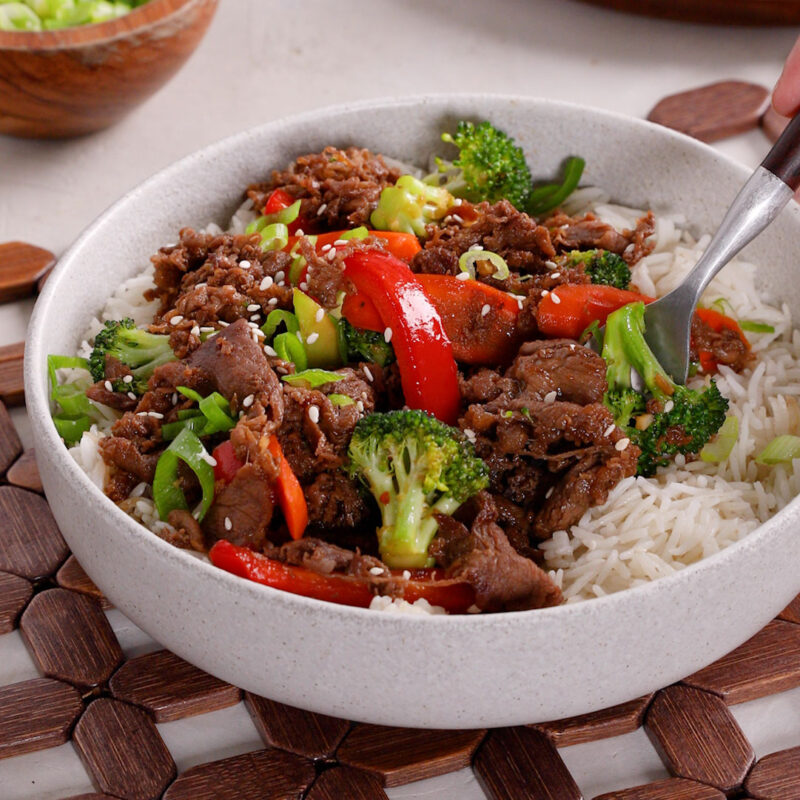 Honey Garlic Beef Stirfry