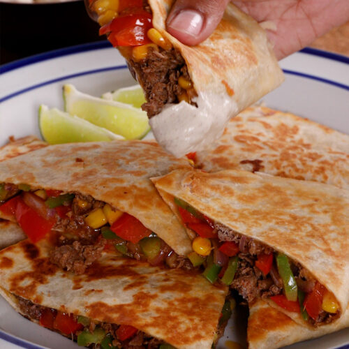 Loaded Steak Quesadilla