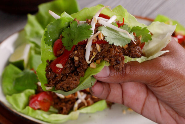 Thai-Style Beef Lettuce Cups