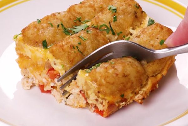 Cheesy Chicken Breakfast Casserole Recipe