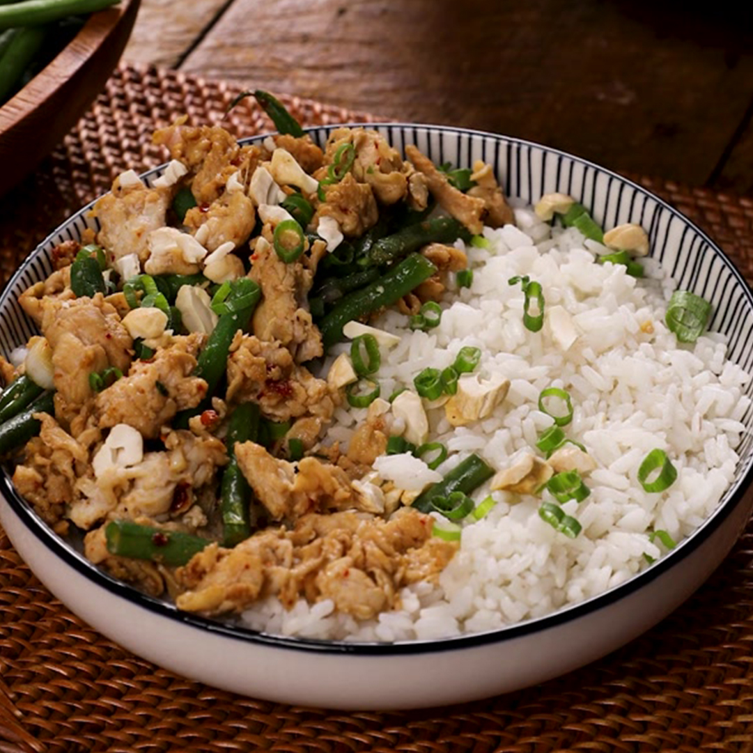 Chicken and Green Bean Stir-Fry