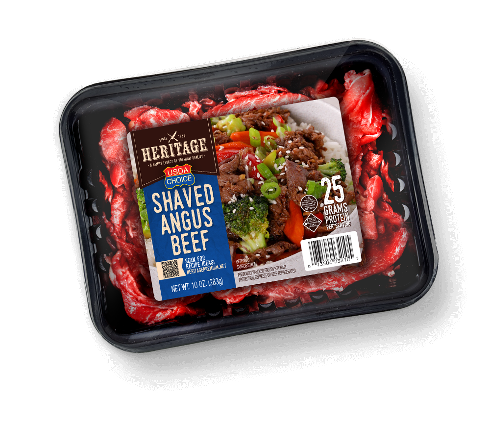 Heritage USDA Choice Shaved Angus Beef