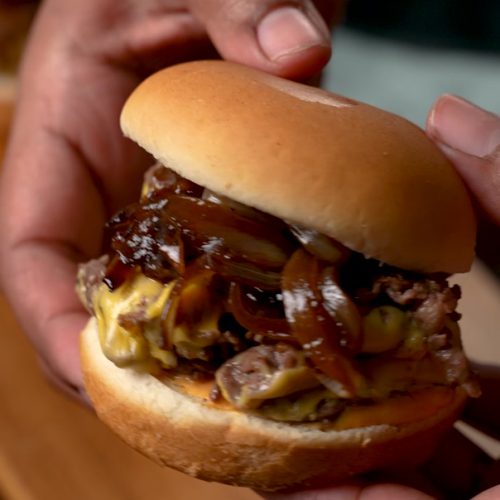 Balsamic Onion & Steak Slider Recipe