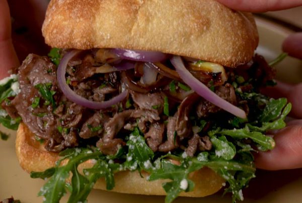 Smoky Chimichurri Steak Sandwich